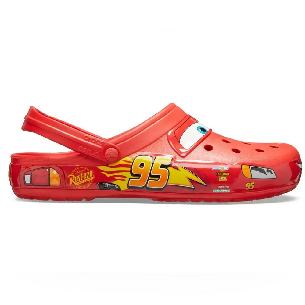 SALE Lightening McQueen Crocs sz 8 - Picture 2 of 6
